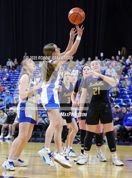 Thumbnail 3 in Nazareth vs. Saltillo (UIL 1A Basketball Division II Final) photogallery.
