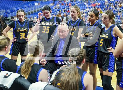 Thumbnail 2 in Nazareth vs. Saltillo (UIL 1A Basketball Division II Final) photogallery.