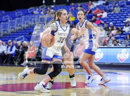 Thumbnail 3 in Nazareth vs. Saltillo (UIL 1A Basketball Division II Final) photogallery.