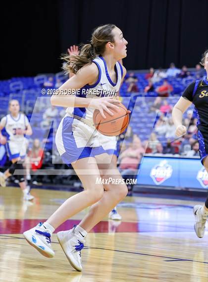Thumbnail 3 in Nazareth vs. Saltillo (UIL 1A Basketball Division II Final) photogallery.