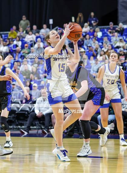 Thumbnail 2 in Nazareth vs. Saltillo (UIL 1A Basketball Division II Final) photogallery.