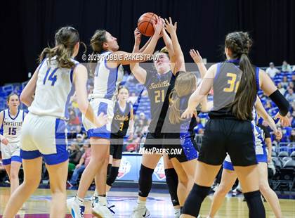 Thumbnail 2 in Nazareth vs. Saltillo (UIL 1A Basketball Division II Final) photogallery.