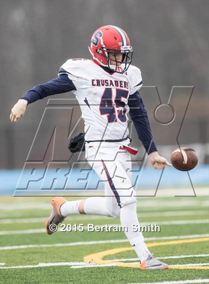 Thumbnail 3 in St. Francis vs. Archbishop Stepinac (NYSCHSAA  Final) photogallery.
