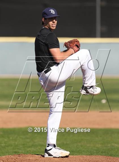 Thumbnail 1 in Crespi Varsity vs. Crespi Alumni 2015 photogallery.