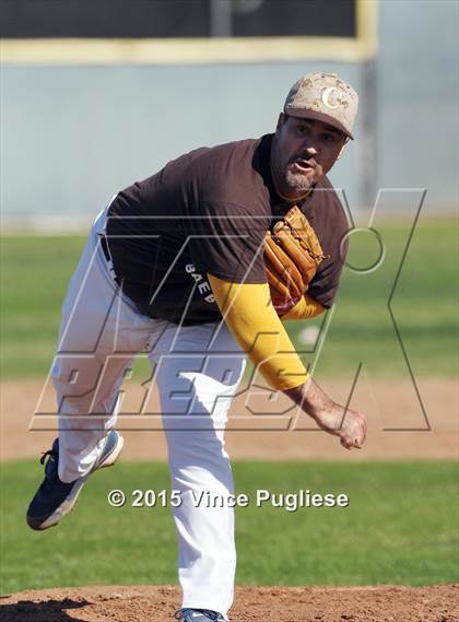Thumbnail 1 in Crespi Varsity vs. Crespi Alumni 2015 photogallery.