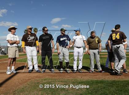 Thumbnail 2 in Crespi Varsity vs. Crespi Alumni 2015 photogallery.