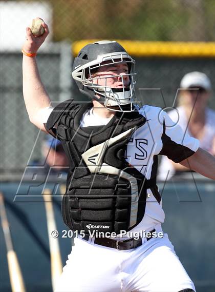 Thumbnail 2 in Crespi Varsity vs. Crespi Alumni 2015 photogallery.