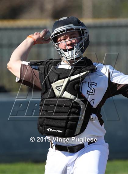 Thumbnail 2 in Crespi Varsity vs. Crespi Alumni 2015 photogallery.