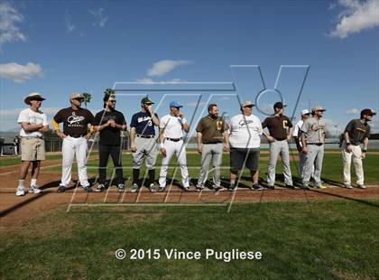 Thumbnail 3 in Crespi Varsity vs. Crespi Alumni 2015 photogallery.