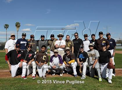 Thumbnail 1 in Crespi Varsity vs. Crespi Alumni 2015 photogallery.