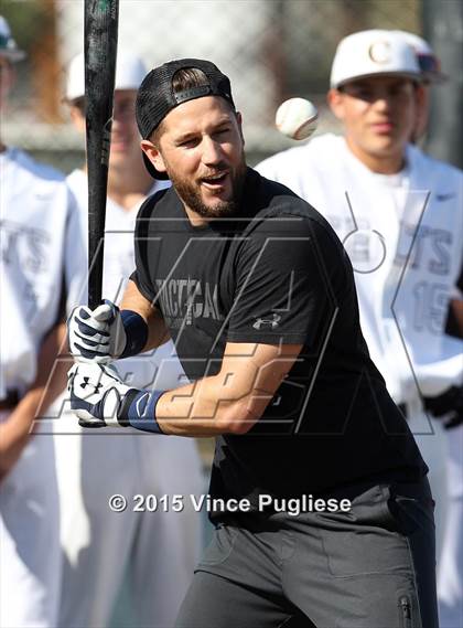 Thumbnail 1 in Crespi Varsity vs. Crespi Alumni 2015 photogallery.