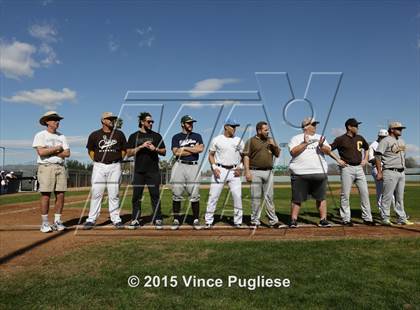 Thumbnail 2 in Crespi Varsity vs. Crespi Alumni 2015 photogallery.