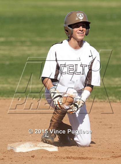 Thumbnail 2 in Crespi Varsity vs. Crespi Alumni 2015 photogallery.