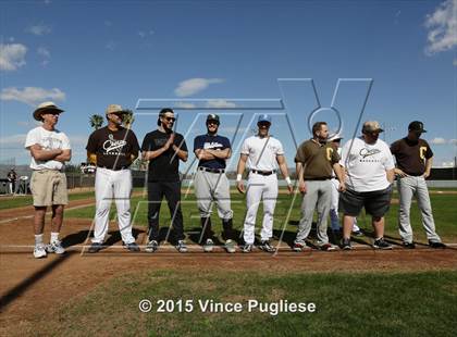 Thumbnail 1 in Crespi Varsity vs. Crespi Alumni 2015 photogallery.