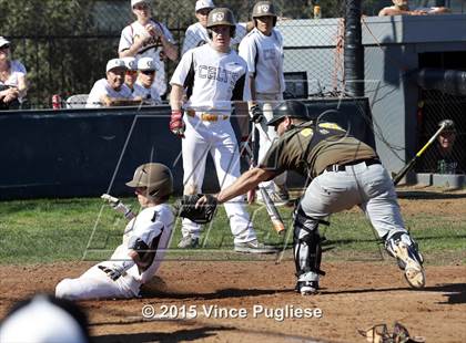 Thumbnail 1 in Crespi Varsity vs. Crespi Alumni 2015 photogallery.