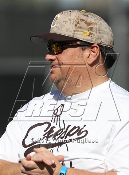 Thumbnail 2 in Crespi Varsity vs. Crespi Alumni 2015 photogallery.