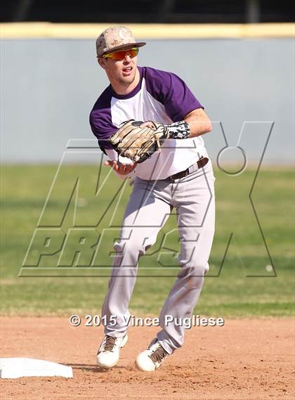 Thumbnail 1 in Crespi Varsity vs. Crespi Alumni 2015 photogallery.