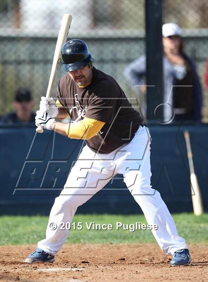 Thumbnail 1 in Crespi Varsity vs. Crespi Alumni 2015 photogallery.