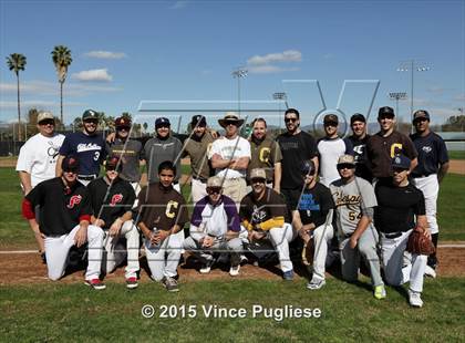Thumbnail 2 in Crespi Varsity vs. Crespi Alumni 2015 photogallery.