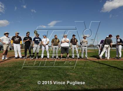 Thumbnail 2 in Crespi Varsity vs. Crespi Alumni 2015 photogallery.