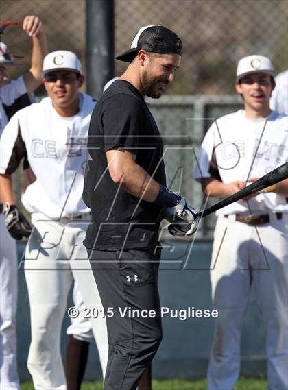 Thumbnail 2 in Crespi Varsity vs. Crespi Alumni 2015 photogallery.