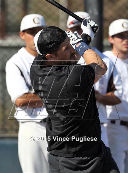 Thumbnail 2 in Crespi Varsity vs. Crespi Alumni 2015 photogallery.