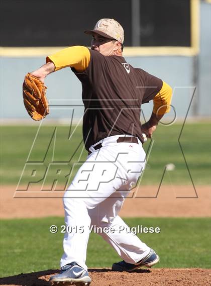 Thumbnail 3 in Crespi Varsity vs. Crespi Alumni 2015 photogallery.