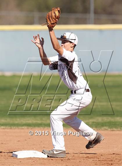 Thumbnail 2 in Crespi Varsity vs. Crespi Alumni 2015 photogallery.