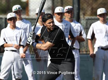 Thumbnail 2 in Crespi Varsity vs. Crespi Alumni 2015 photogallery.