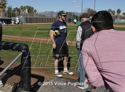 Thumbnail 2 in Crespi Varsity vs. Crespi Alumni 2015 photogallery.