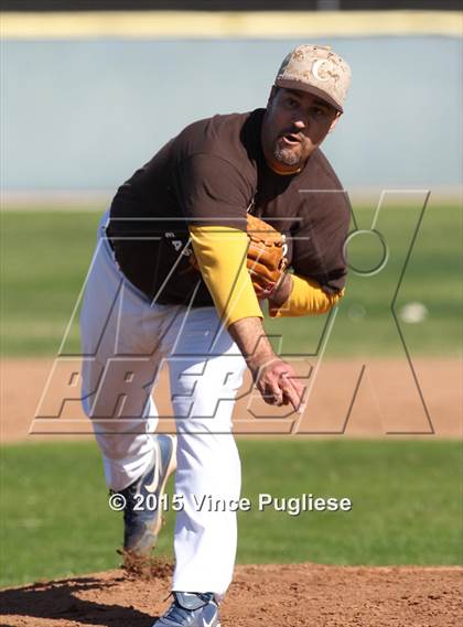 Thumbnail 3 in Crespi Varsity vs. Crespi Alumni 2015 photogallery.