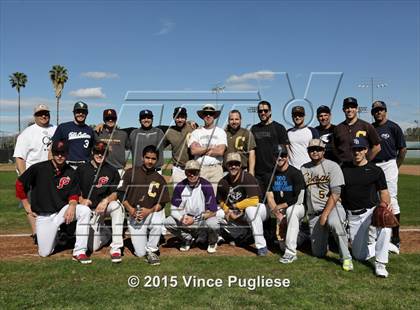 Thumbnail 2 in Crespi Varsity vs. Crespi Alumni 2015 photogallery.