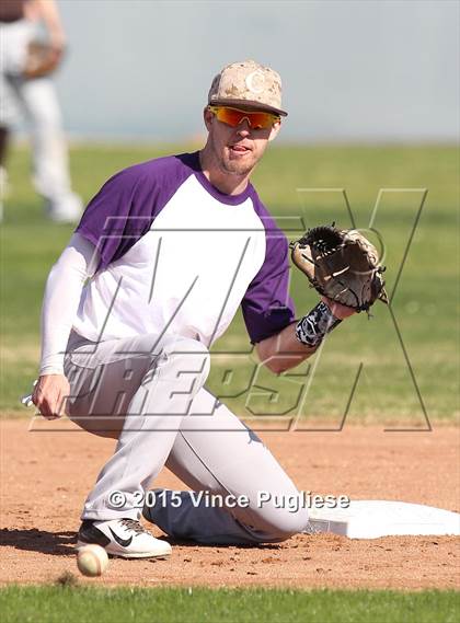 Thumbnail 1 in Crespi Varsity vs. Crespi Alumni 2015 photogallery.