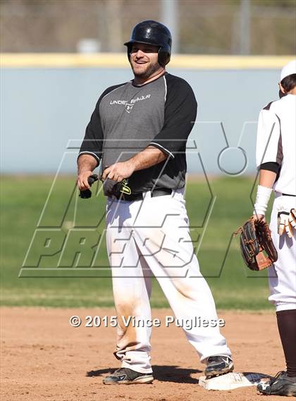 Thumbnail 1 in Crespi Varsity vs. Crespi Alumni 2015 photogallery.