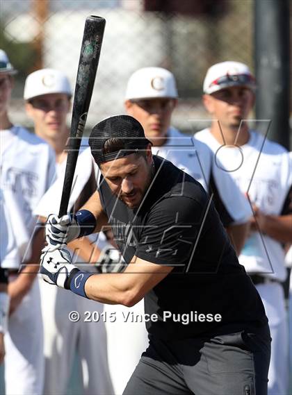 Thumbnail 2 in Crespi Varsity vs. Crespi Alumni 2015 photogallery.
