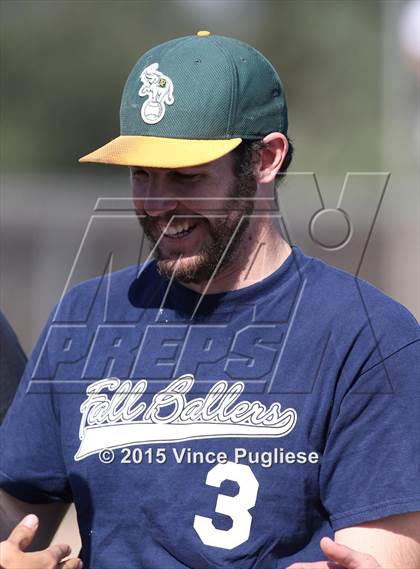 Thumbnail 1 in Crespi Varsity vs. Crespi Alumni 2015 photogallery.
