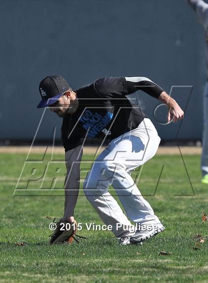 Thumbnail 1 in Crespi Varsity vs. Crespi Alumni 2015 photogallery.