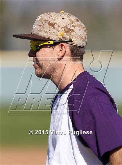 Thumbnail 2 in Crespi Varsity vs. Crespi Alumni 2015 photogallery.