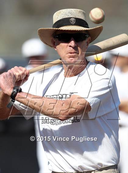 Thumbnail 1 in Crespi Varsity vs. Crespi Alumni 2015 photogallery.