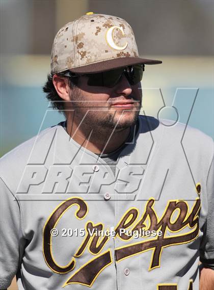 Thumbnail 2 in Crespi Varsity vs. Crespi Alumni 2015 photogallery.