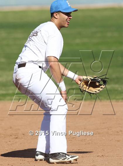 Thumbnail 1 in Crespi Varsity vs. Crespi Alumni 2015 photogallery.