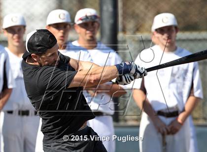 Thumbnail 2 in Crespi Varsity vs. Crespi Alumni 2015 photogallery.
