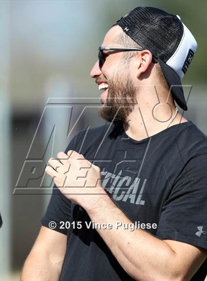 Thumbnail 1 in Crespi Varsity vs. Crespi Alumni 2015 photogallery.