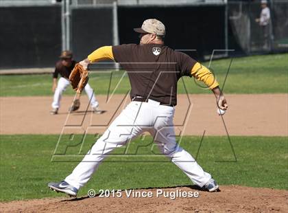 Thumbnail 1 in Crespi Varsity vs. Crespi Alumni 2015 photogallery.