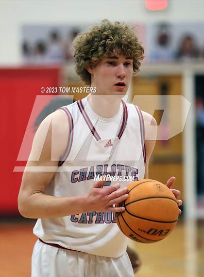 Thumbnail 2 in Watauga @ Charlotte Catholic (NCHSAA 4A Round 1) photogallery.