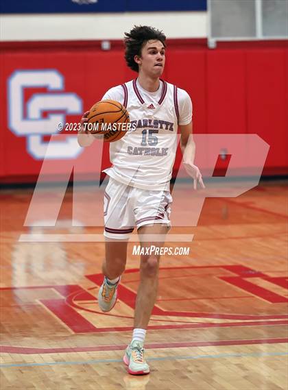 Thumbnail 3 in Watauga @ Charlotte Catholic (NCHSAA 4A Round 1) photogallery.