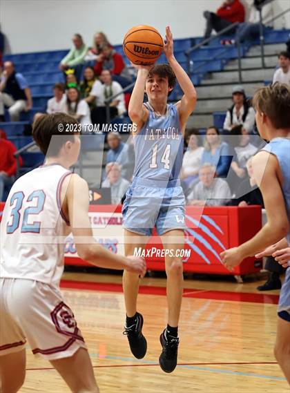 Thumbnail 2 in Watauga @ Charlotte Catholic (NCHSAA 4A Round 1) photogallery.