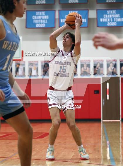 Thumbnail 2 in Watauga @ Charlotte Catholic (NCHSAA 4A Round 1) photogallery.