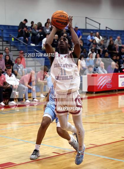 Thumbnail 1 in Watauga @ Charlotte Catholic (NCHSAA 4A Round 1) photogallery.