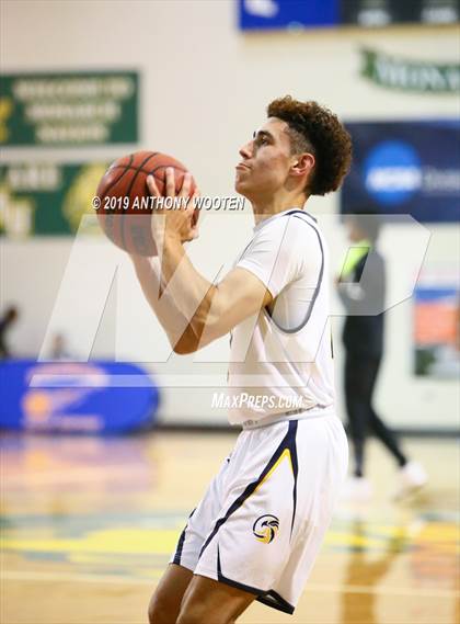 Thumbnail 3 in Northwood Temple Academy vs. Moravian Prep (Hoops and Dreams Showcase Fayetteville, NC) photogallery.